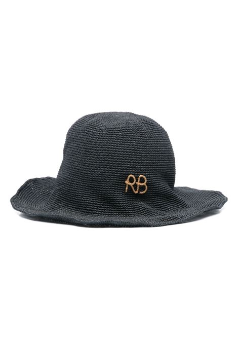 Cappello con logo in blu Ruslan baginskiy - donna